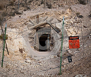 Abandoned Mine in Rhyolite - Death Valley