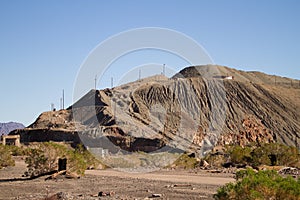 Abandoned mine structure
