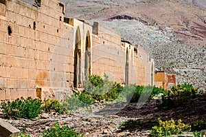 Abandoned minery village of Aouli near Midelt in Morocco