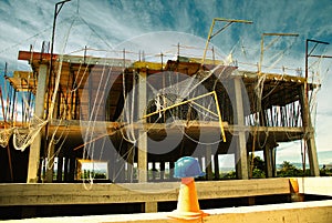 Abandoned modern construction.