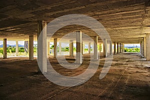 Abandoned modern construction.