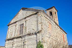 Abandoned monastery in Bobbio - Piacenza - Italy photo