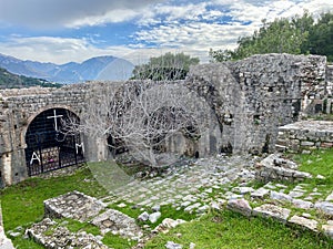 Abandoned monastery in Ratac Montenegro