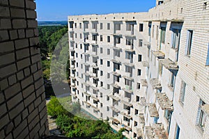 Abandoned multistory building