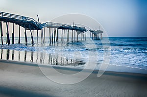 Abandoned North Carolina Fishing Pier Outerbanks OBX Cape Hatter