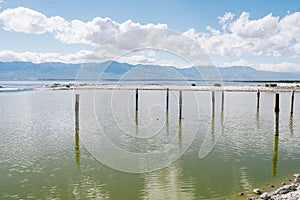 Abandoned North Shore Beach and Yacht Club on the Salton Sea, California