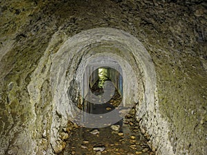 Abandoned Ocean Shore Railroad Creek Tunnel