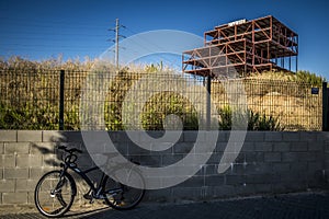 Abandoned offices construction in Sant Cugat del Valles Barcelona photo
