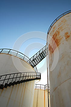 Abandoned Oil Silos