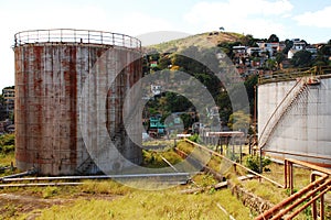 Abandoned Oil Tanks near Residencial Neibourhood in Vitoria, Brazil_07