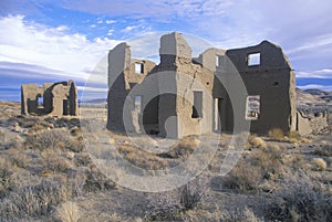 Abandoned Old Army Post in Fort Churchill State Historical Park, NV