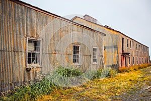 Abandoned and Old Buildings on the Way to Fire Land, Chile