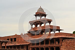 Abandoned old city Fatehpur Sikri near Agra, India