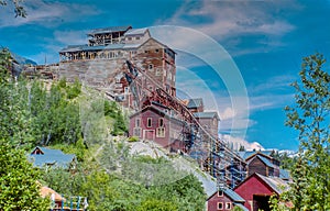 Abandoned old copper mine in Alaska -1