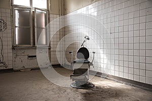 Abandoned old dentist room