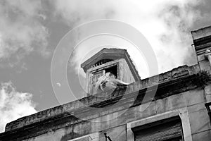 Abandoned. Old house in Almada. Portugal. photo