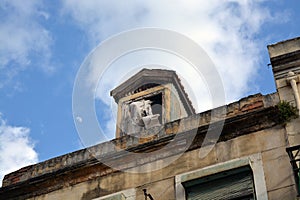 Abbandonato. vecchio casa. 