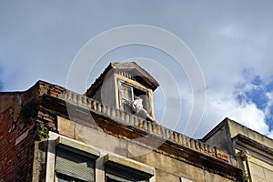 Abandoned. Old house in Almada. Portugal. photo