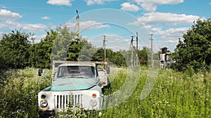 Abandoned Old Rusty Soviet Truck Car Chernobyl