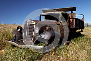 Abandoned old truck