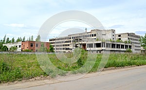 The abandoned optical-mechanical plant. Rybinsk, Yaroslavl region