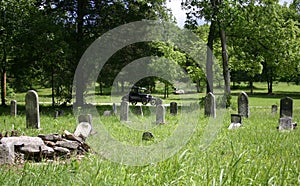 Abandoned Overgrown Cemetery