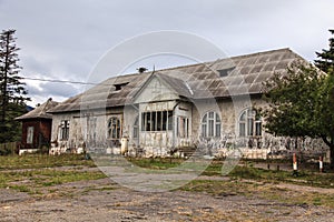 Abandoned pension in Soveja, Romania