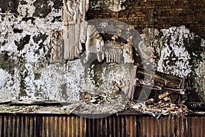 Abandoned piano in Pripyat