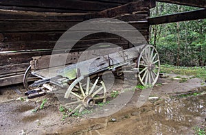 Abandoned Pioneer Wagon photo