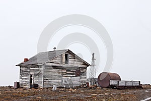 Abandoned polar station