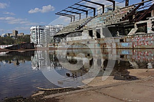 abandoned pool