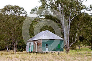 Abandoned Queenslander House in the Australian Bush