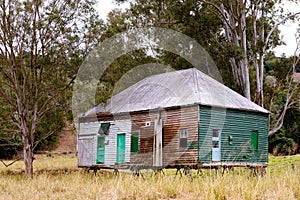 Abandoned Queenslander House in the Australian Bush