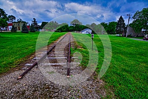 Abandoned Rail Line through the village of Brooklyn WI