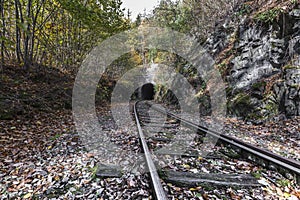 abandoned railroad tracks