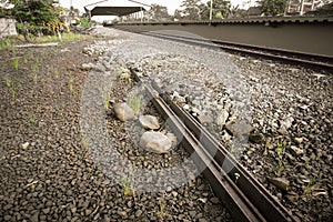 abandoned railroad tracks