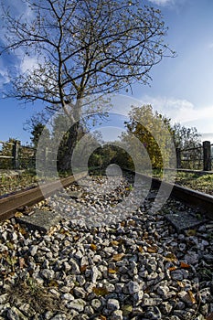 Abandoned railway photo