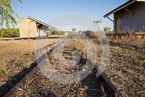 Abandoned Railway Line and Station House