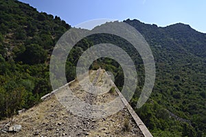 Abandoned railway mining of Sulcis