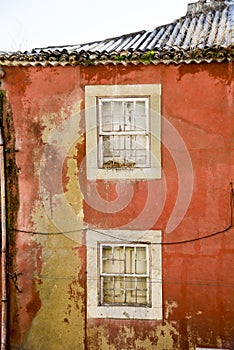 Abandoned Red Building