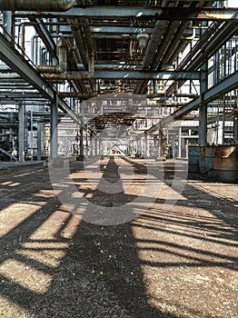 Abandoned refinery unit