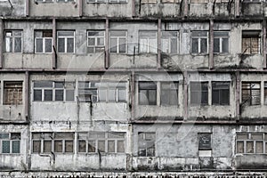 Abandoned residential building