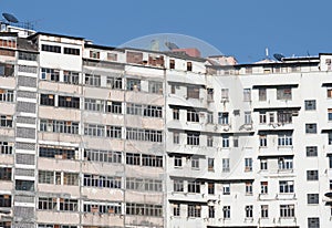 Abandoned residential building