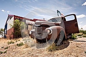 Abandoned restaraunt on Route 66