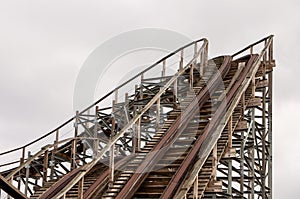 Abandoned roller coaster