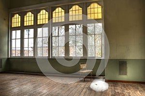 Abandoned room in Beelitz