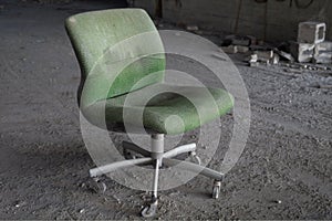 Abandoned-room-chair