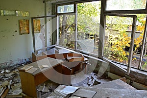 Abandoned room at Chornobyl zone