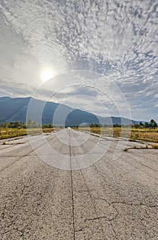 Abandoned Runway at Zeljava, Croatia