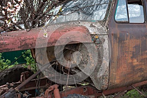 Abandoned rusty Old Truck